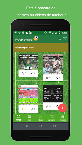 Android application FutMemes screenshort