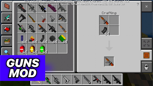 Arsenal weapons for minecraft