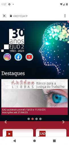 Android application EJUD2 screenshort