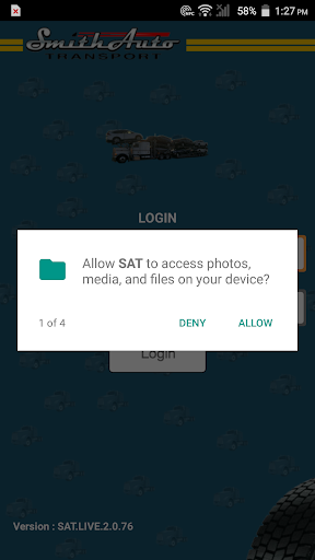 Android application Smith Auto Transport screenshort