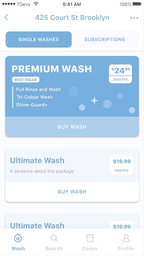 Wash & Roll Screen 2