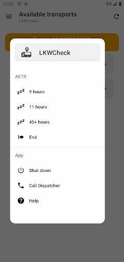 LKWCheck Screen 3