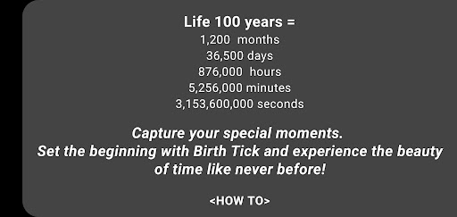 Android application Birth Tick　-Birthday app- screenshort