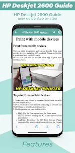 HP Deskjet 2600 app guide