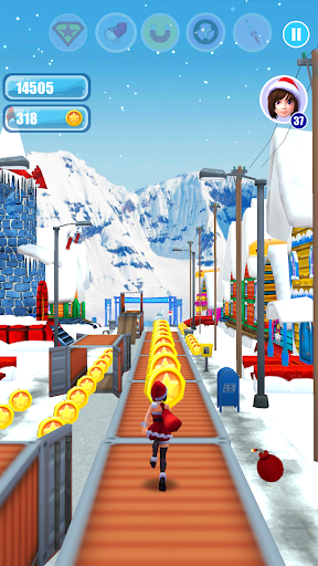 Santa Girl Run Screen 3