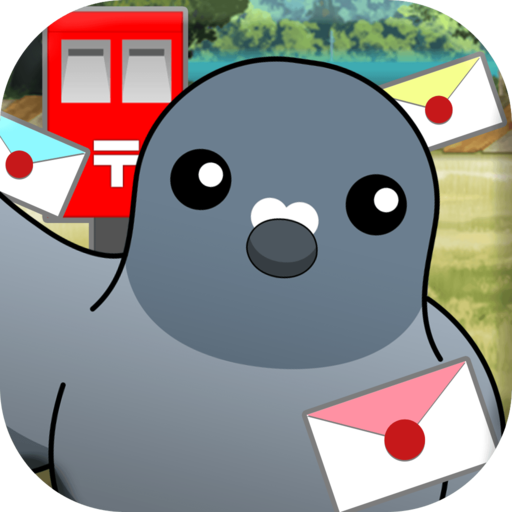 ハト郵便局 logo