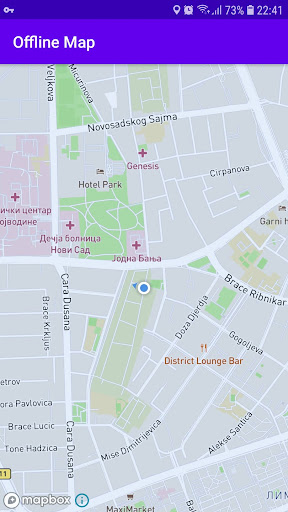 Android application Berlin Offline Map screenshort