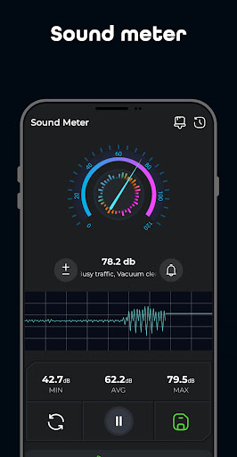 Android application Sound Meter Decibel screenshort