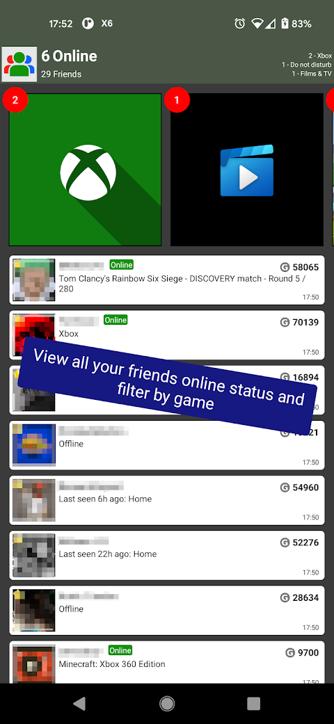 My Xbox Friends & Achievementsのおすすめ画像1