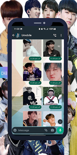 Changbin Animated WASticker Screen 2