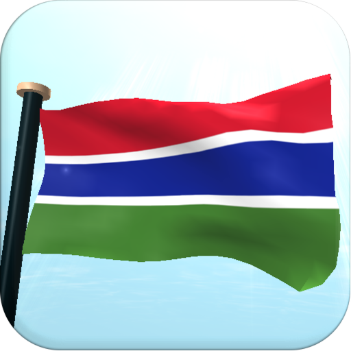 Gambia Flag 3D Live Wallpaper logo