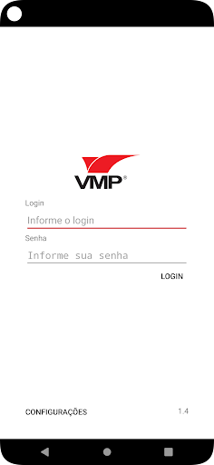 Android application VMP Papeis - Coletor de dados screenshort