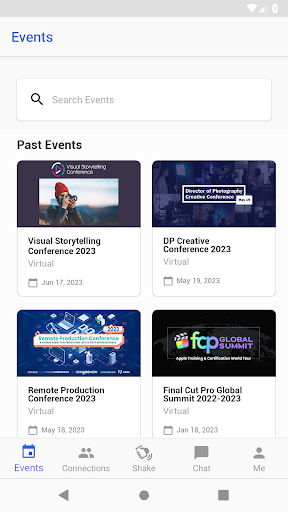 Future Media Conferences Screen 2