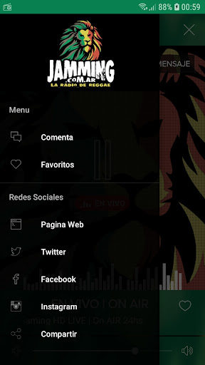 Android application Jamming Radio screenshort