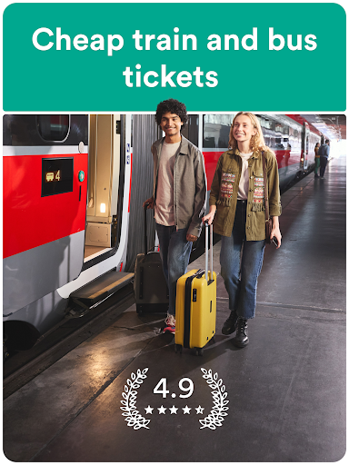 Screenshot of Trainline: Train travel Europe