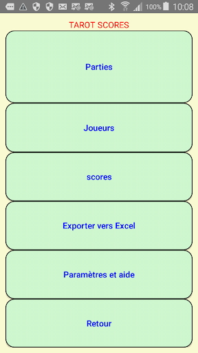 Tarot Score Screen 2