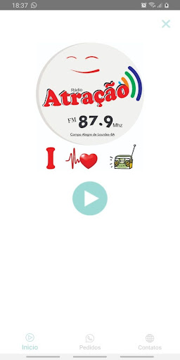 Android application Rádio Atração FM screenshort