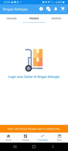 Android application Ringan Bahagia screenshort