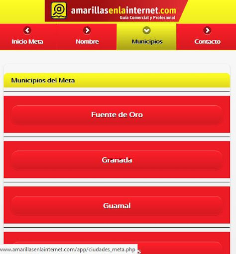 Guía de Paginas Amarillas en l