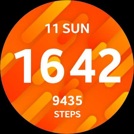 Abstract Wear OS Screen 3