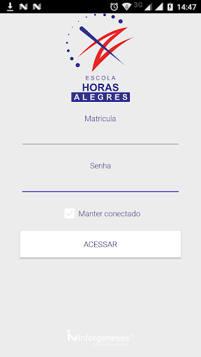 Android application Escola Horas Alegres screenshort