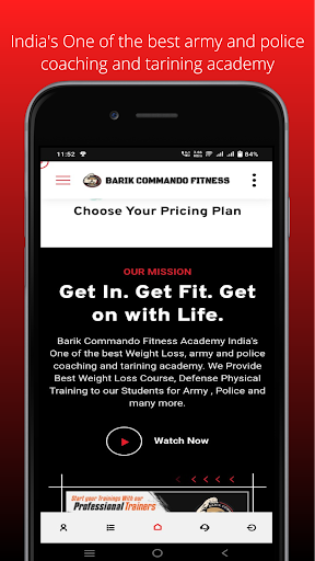 Barik Commando Fitness Screen 3