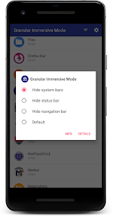 Granular Immersive Mode Ekran görüntüsü