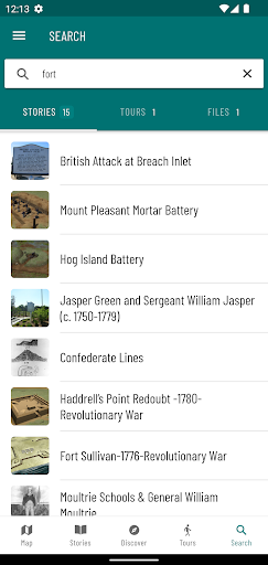 Screenshot of Mount Pleasant Historical