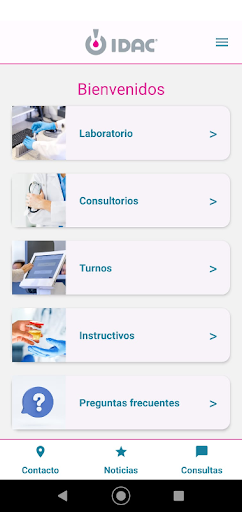 IDAC Laboratorios Screen 3