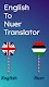 screenshot of English To Nuer Translator