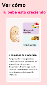 Screenshot 7 Calendario de Embarazo, Semana android