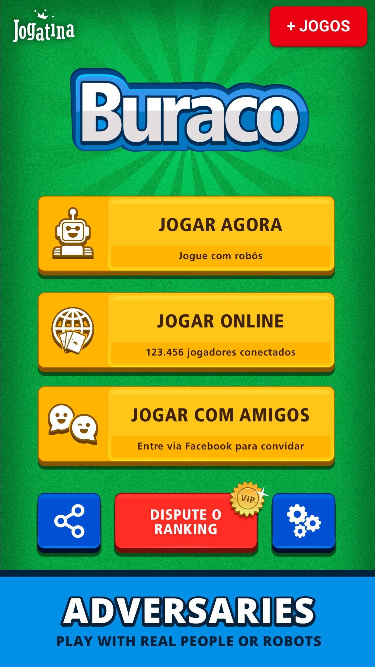 Android application Buraco Jogatina: Card Games screenshort
