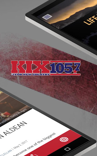 Screenshot of 105.7 KIX FM