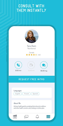 Fibler: Expert Consultations Screen 2