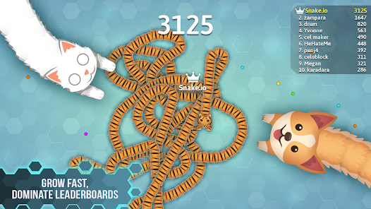 Snake.io v1.18.63 MOD APK (Unlimited Money/Gems/Unlocked Skins) Gallery 3