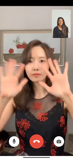 Android application SNSD Call - Fake Video Call screenshort