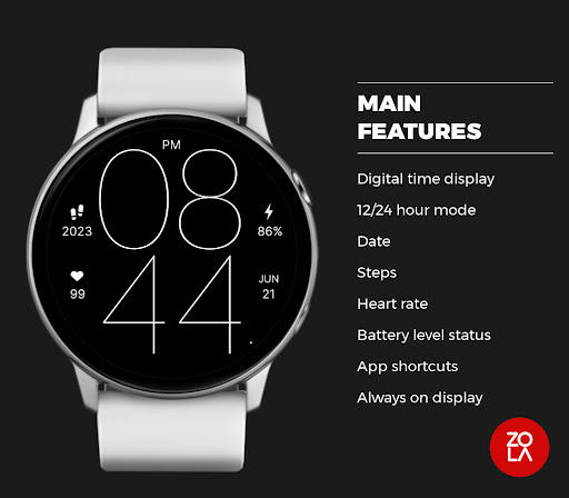 Super Light Watch Face Screen 2