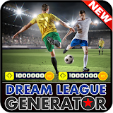 Cheats Dream League Soccer for free Coins prank ! icon