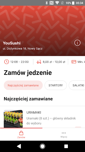 YouSushi Screen 2