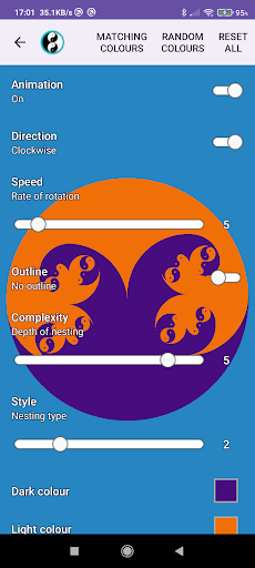 Yin Yang Live Wallpaper Screen 2