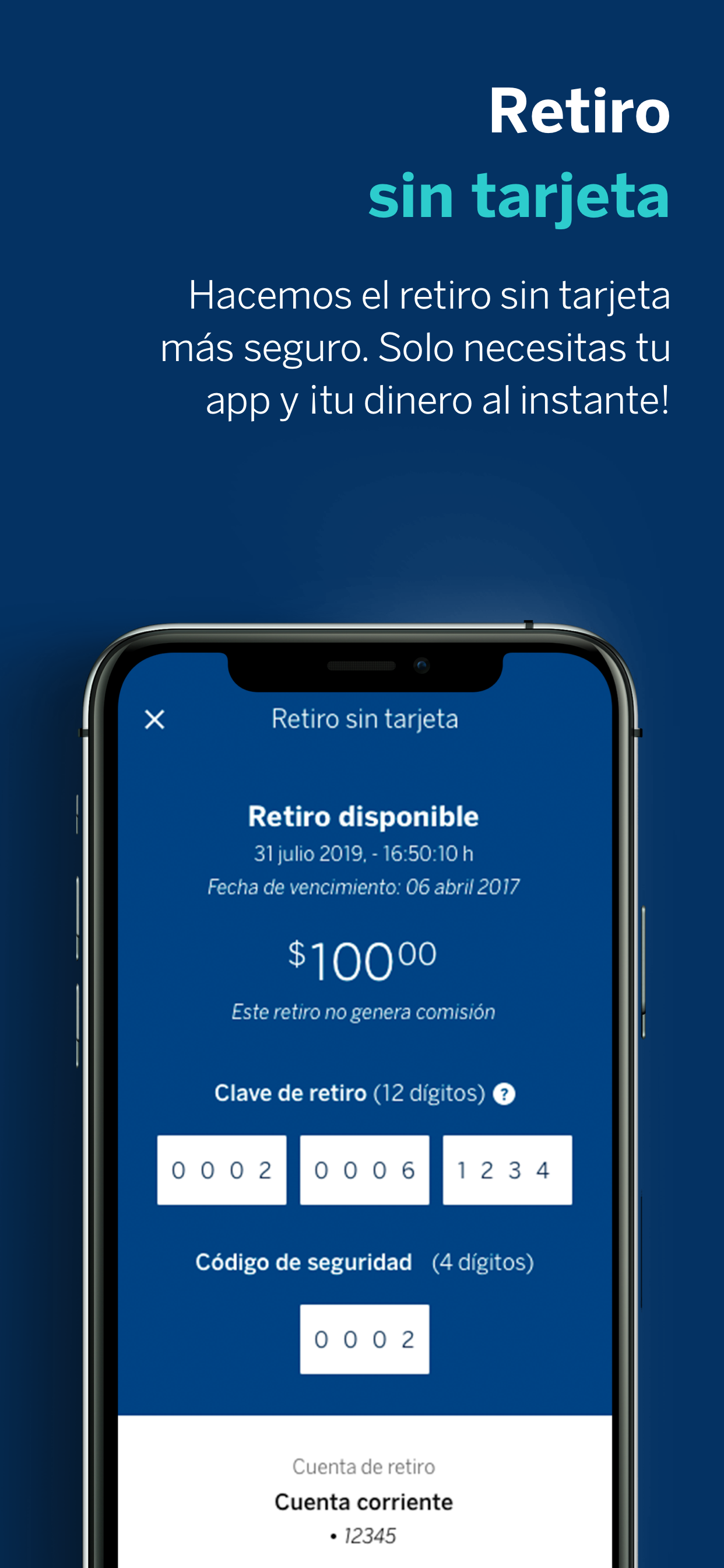 Android application BBVA México screenshort
