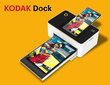 KODAK PRINTER DOCK PD 480 Imprimante photo pour Smartphone iOS sans fil  WiFi avec Quadrimedia