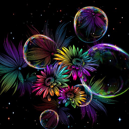 Rainbow Sunflower - Wallpaper logo
