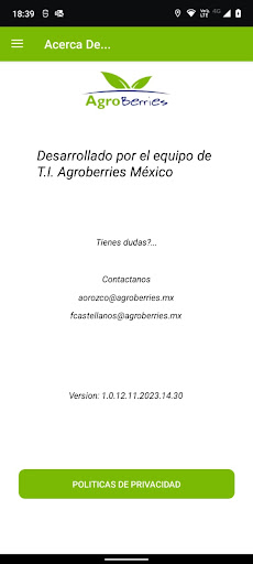 Agroberries Comedor MX Screen 3