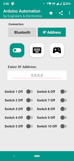 E&E: Arduino Automation Screen 3