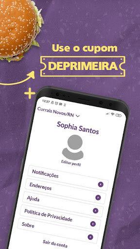QFome App - Delivery de Comida Screen 2
