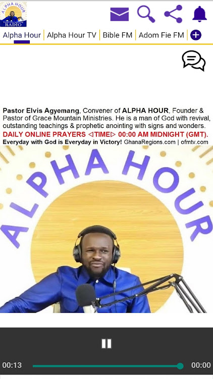 Alpha Hour & Ghana FM Radio TV - 1.9 - (Android)