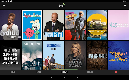 Screenshot of My RTC TV