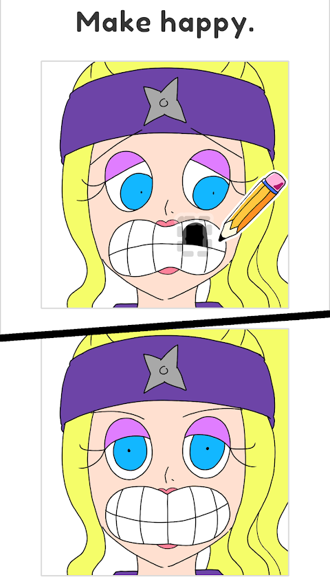 Draw Happy Ninja - Brain puzのおすすめ画像2