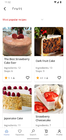 Cake Recipesのおすすめ画像2